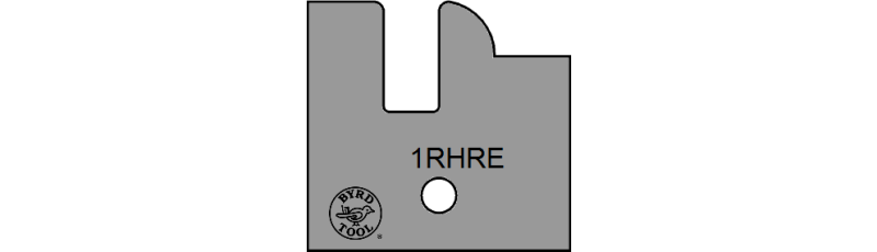 Byrd Rail Shaper Cutter Tip set 1RHRE CCW - MFU