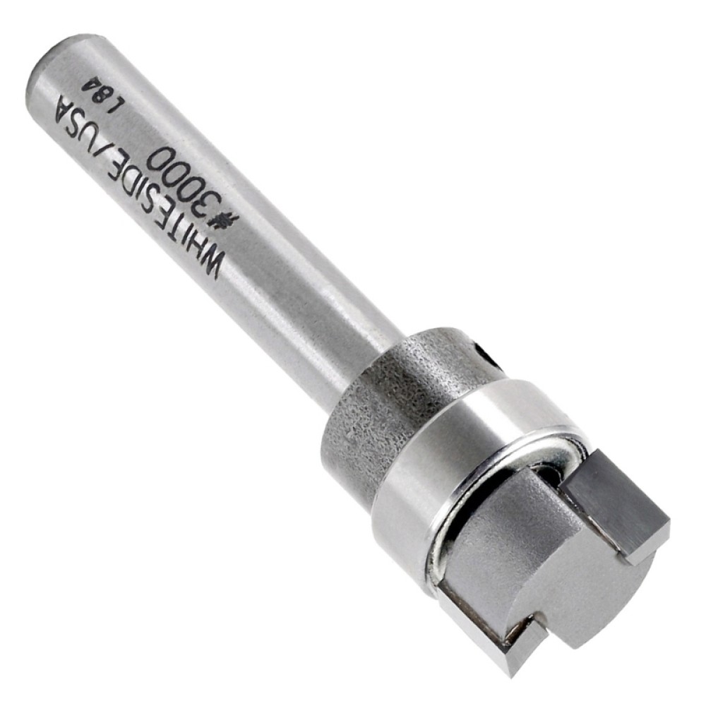 Whiteside 3000 - Template Router Bits (Ball Bearing Guide) - Quarter Inch Shank, Carbide Tipped