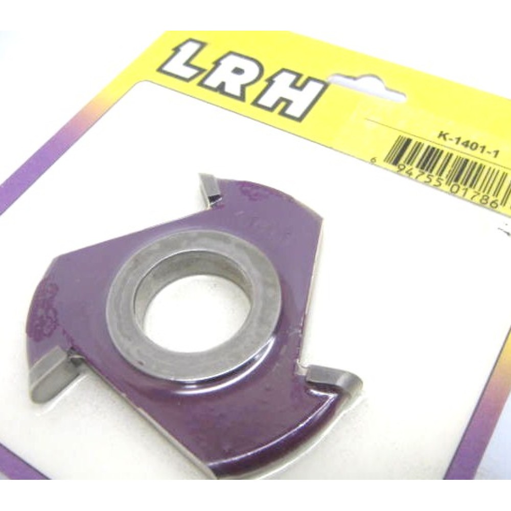 LRH K-1401 shaper cutter molder carbide tipped 1/8" convex radius 1" bore