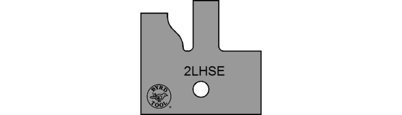 Byrd Stile Shaper Cutter Tip Set 2LHSE Inserts CCW - MFD