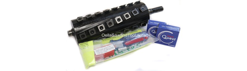 Byrd Shelix 8" Journal Head for Powermatic P60 5/8" shaft 60A / 60B 8" Jointer with bearings