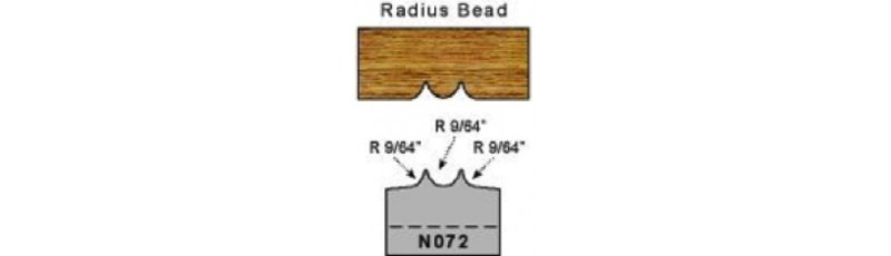 Magic Molder Plugs N-72 3/16 radius bead molding profile