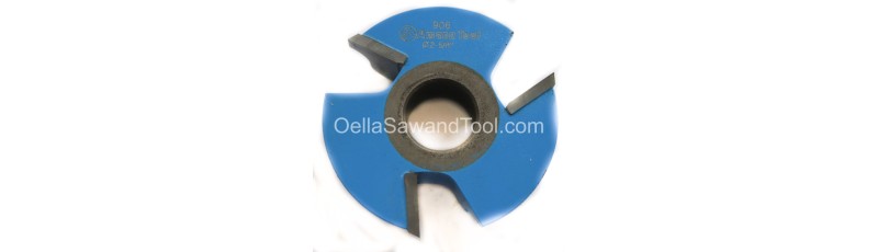 Amana Tool 906 Carbide Tipped 3-Wing Matched/Reversible Ogee 1/4 R x 2-5/8 D x 3/4 CH x 1/2 & 3/4 Bore Shaper Cutter FREE USA SHIPPING 