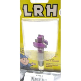 New LRH H-742-S  router shaper bit  v - groove 1/2" shank