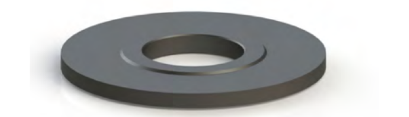 Freeborn AP-10-803 steel rub spacer for 1/4" x 3/8" deep tenons 1-1/4" bore