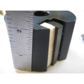 Byrd cutter head for corrugated knives 2'' cut length 3'' Diameter, Bore 3/4'' ,2 knives