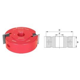 Amana Profile Pro™ 61208 Aluminum  shaper cutter head