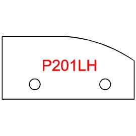 Byrd Raised Panel Carbide Tip set of 3 pattern  P201LH Cove