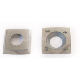 15mm x 15mm x 2.5mm - 4-edge -Byrd Shelix  Inserts KN400 (Sold in boxes of 10) Numbered