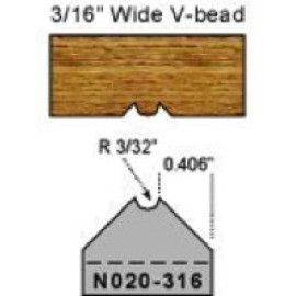 LRH Magic Molder Plugs P-20 3/16 N-20 3/16 Table Saw & Shaper Cutter carbide tip