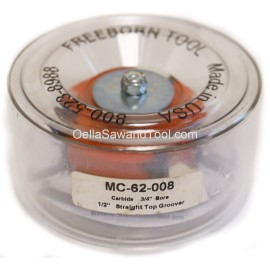 Pre-owned Freeborn Straight Shaper Cutter MC-62-008 1/2" top groover shaper cutter 3/4" bore