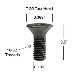 Spare Screws for Byrd Shelix Journal Head mounts the Insert KN400