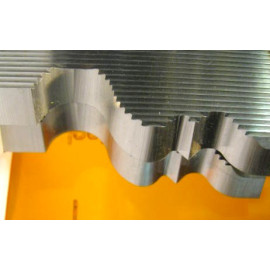 Corrugated back M2 shaper knives 7/8" x 2-1/8 Base cap / Panel mold
