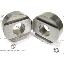 Forest City smooth edge  shaper collars 3"diameter, 1-1/4" bore, 1-5/8" slot space