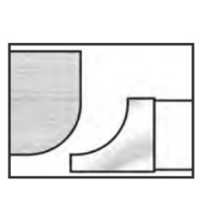 FREEBORN - PC-25-032 - CARBIDE CORNER ROUNDING CUTTER Shaper Cutter