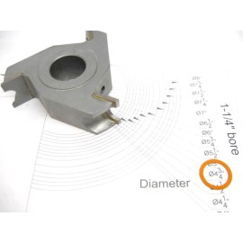 Leitz shaper cutter  molder half round 1-1/4