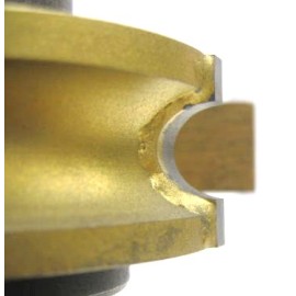 LRH 70-C 3/8" concave radius half round 3/4" bore