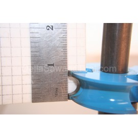 Half Round / Bull Nose  1/4" Radius shaper cutter preowned 3/4" bore