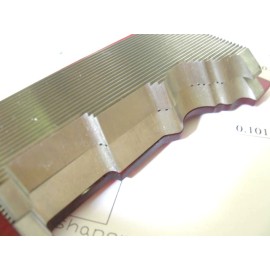 M2 corrugated back shaper knives 13/16" x 3-1/2" apron / casing