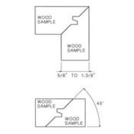 Stark TH24 Miter Lock Cutter Carbide Insert 602082