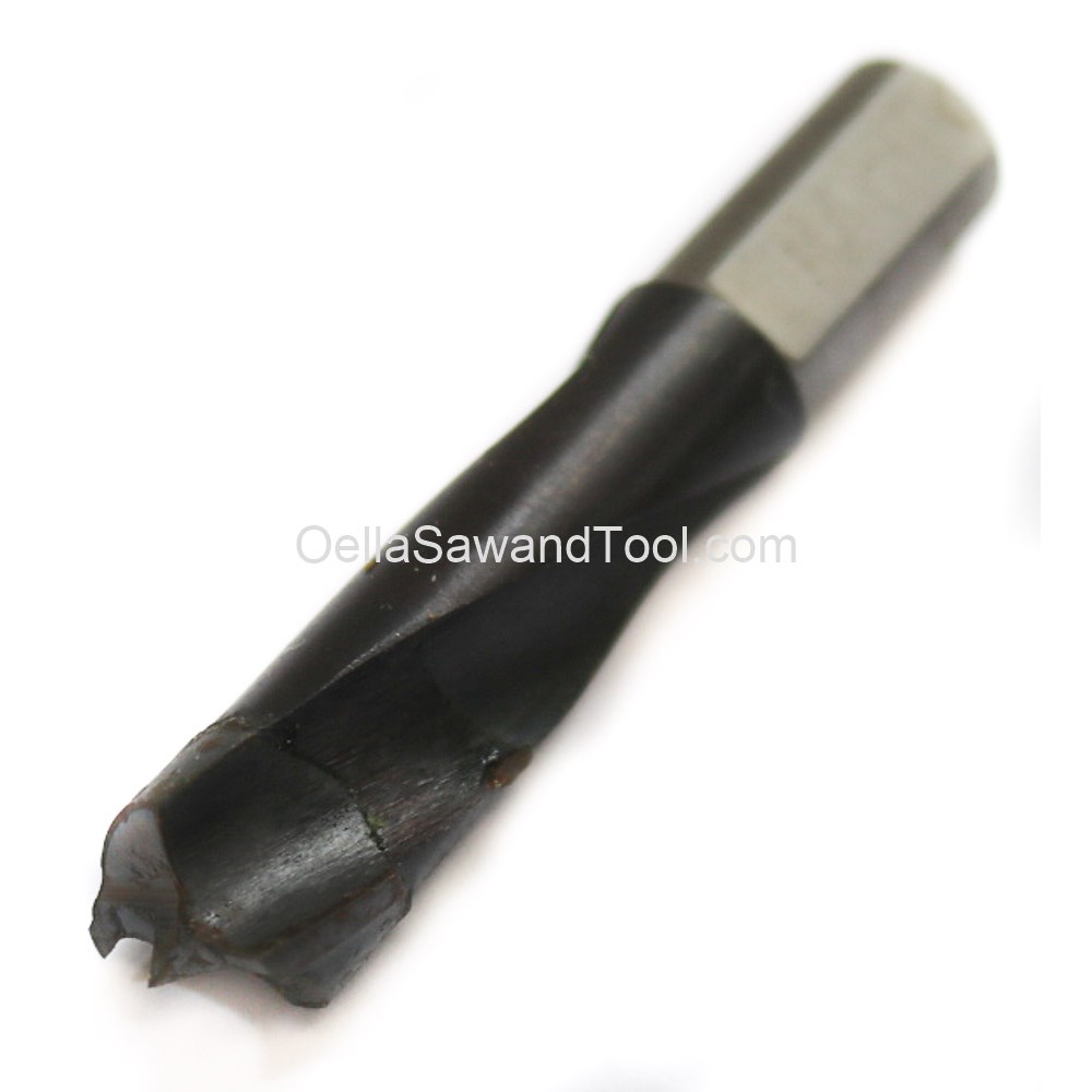 Fisch Carbide Tipped Brad Point Boring Bit - 60mm Long - 12mm Diameter - 10mm Shank- Right Hand - Free USA Shipping