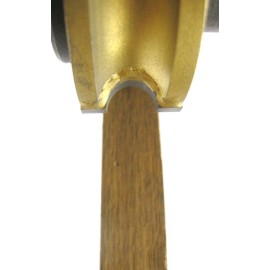 LRH 70-C 3/8" concave radius half round 3/4" bore