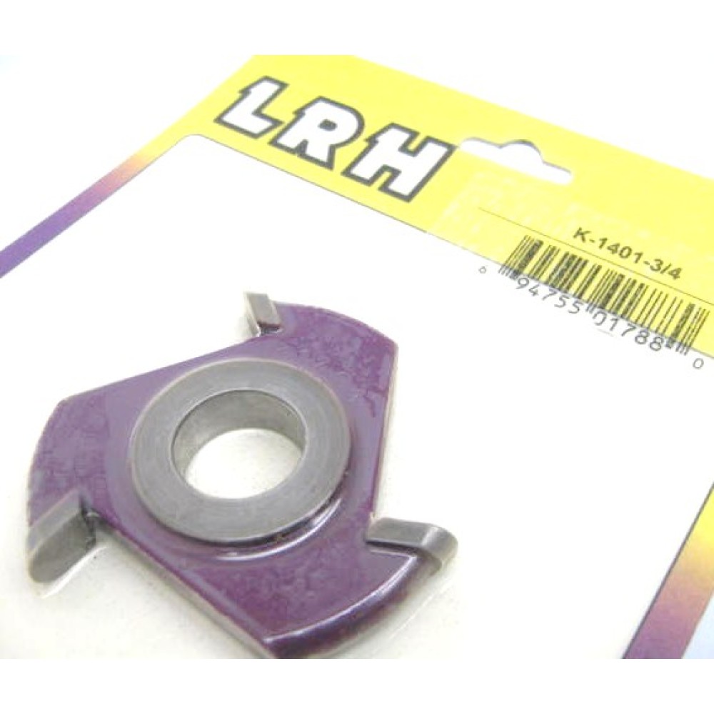 LRH K-1401 shaper cutter molder carbide tipped 1/8" convex radius 3/4" bore
