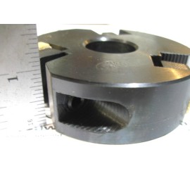 Byrd cutter head for corrugated knives 1'' cut length 3-1/2'' Diameter, Bore 1'' 3 knives