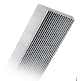 1/4" x 1.5" x 25" M2 Corrugated Moulder Knife Corrugated Back.