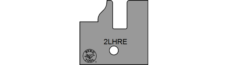 Byrd Rail Shaper Cutter Tip set 2LHRE CCW - MFD