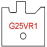 Byrd G25VR1 Right Hand Flooring Paneling Groove Carbide Insert 1/16" Micro Bevel