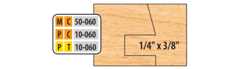Freeborn PT-10-060 Cope & Pattern chamfer style set