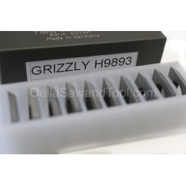 Grizzly H9893 - Indexable Carbide Insert - 15 x 15 x 2.5mm, 10 Pack