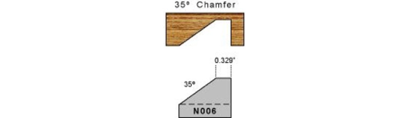 Magic Molder Plugs P-6 N-6 Table Saw & Shaper Cutter carbide tip 35 degree bevel