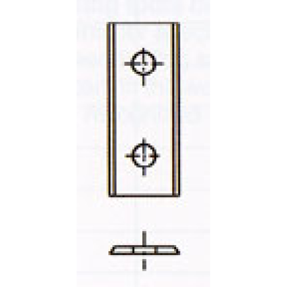 Norfield FST60 Solid carbide reversible knives Dotul Maverick, box of 10