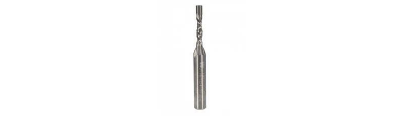 SPIRAL FLUSH TRIM DOWN CUT  Bit, 1/8 Dia, 3/8 Cut Length, 1/4 Shank, Whiteside RFTD1600