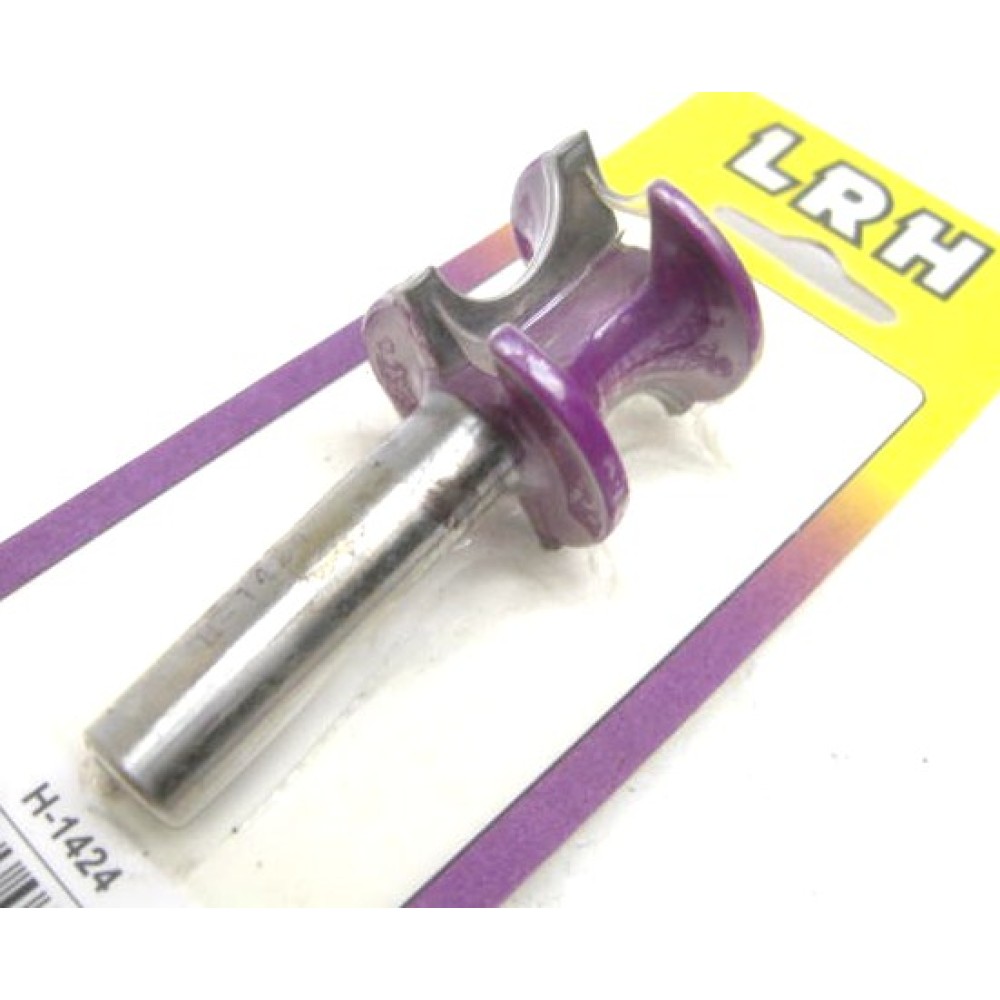  LRH H-1424 router 3/8"  half round concave radius 1/2" shank