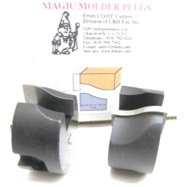 Magic Molder Plugs P-58 N-58 Table Saw & Shaper Cutter carbide tip ogee