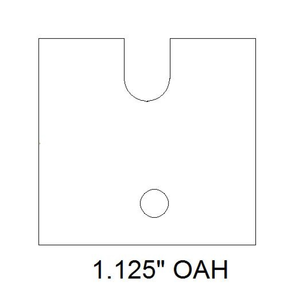 Center Match Flooring-Tongue cutter head for molder