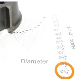 Leitz carbide tipped shaper cutter shear extended quarter round 1/8