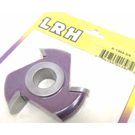 LRH K-1404 shaper cutter molder 3/8" convex 3/4" bore