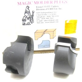 Magic Molder Plugs P-64 N-64 Table Saw & Shaper Cutter carbide tip combo